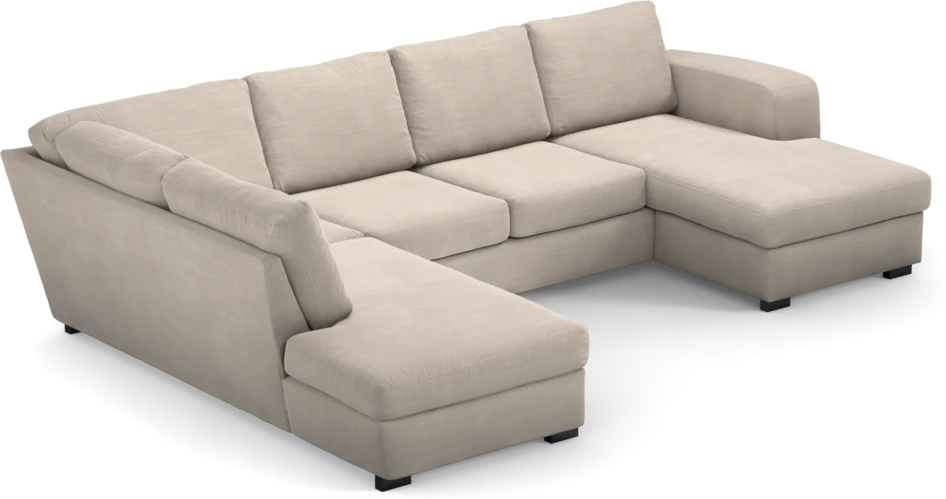 Friday - 3-sits soffa med divan vänster och schäslong höger - Beige