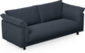 Cherrie - 2,5-sits soffa, hel dyna, fast klädsel - Blå