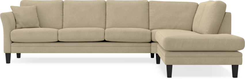 Eden - 3-sits soffa med divan - Beige