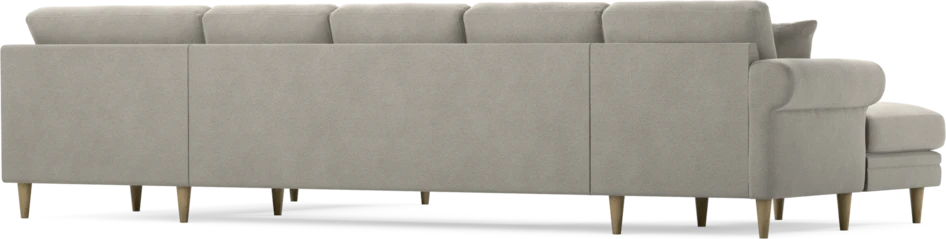 Eden - 3-sits soffa med schäslong vänster och divan höger - Grå