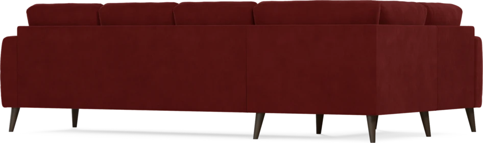 Eden - Hörnsoffa, 1+3-sits - Röd