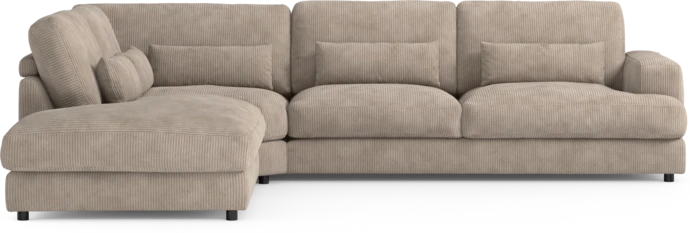 Noma, 3-sits soffa med divan vänster