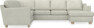 Friday - Hörnsoffa, 2+3-sits med schäslong höger - Beige