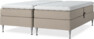 Delux Sense - Ställbar säng, dubbelsäng med bäddmadrass - Beige