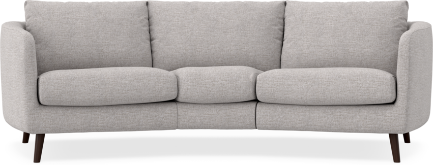 Madison - 3-sits soffa svängd, 70 cm - Beige