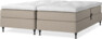 Delux Sense - Ställbar säng, dubbelsäng med bäddmadrass - Beige