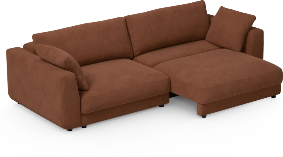 Amie - Bäddsoffa 4-sits - Orange