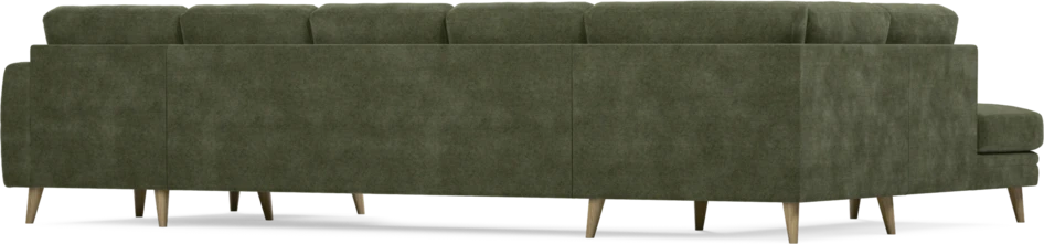 Eden - 3-sits soffa med divan vänster och schäslong höger - Grön