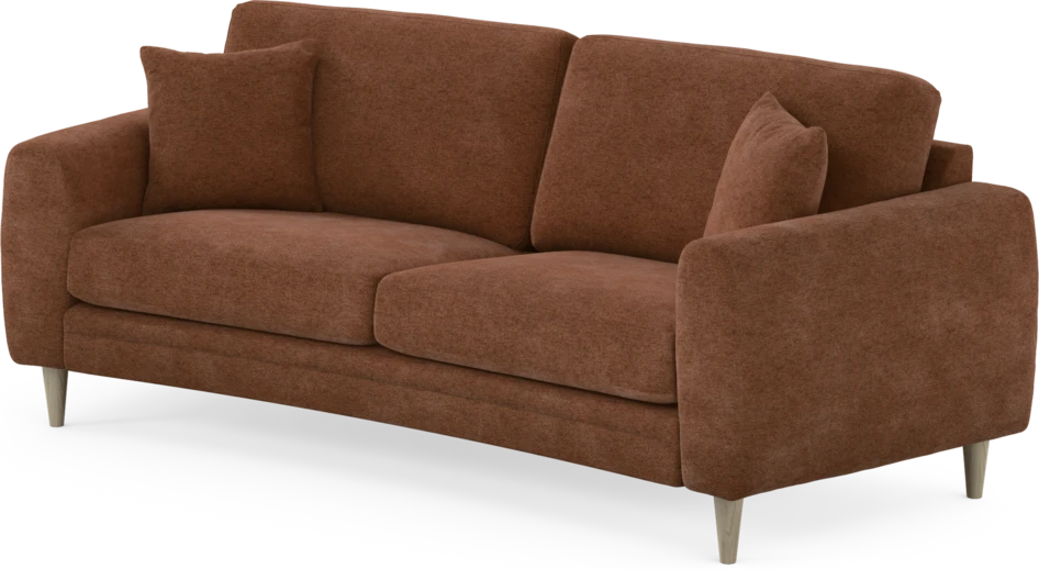 Eden - 2,5-sits soffa svängd - Orange