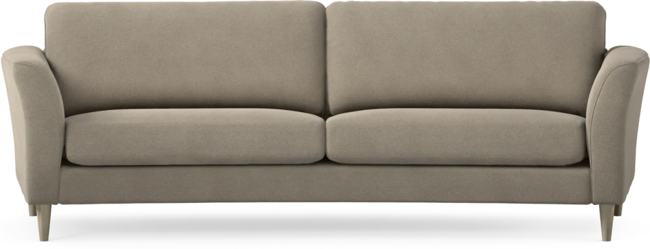 Bridge - 3-sits soffa svängd - Beige