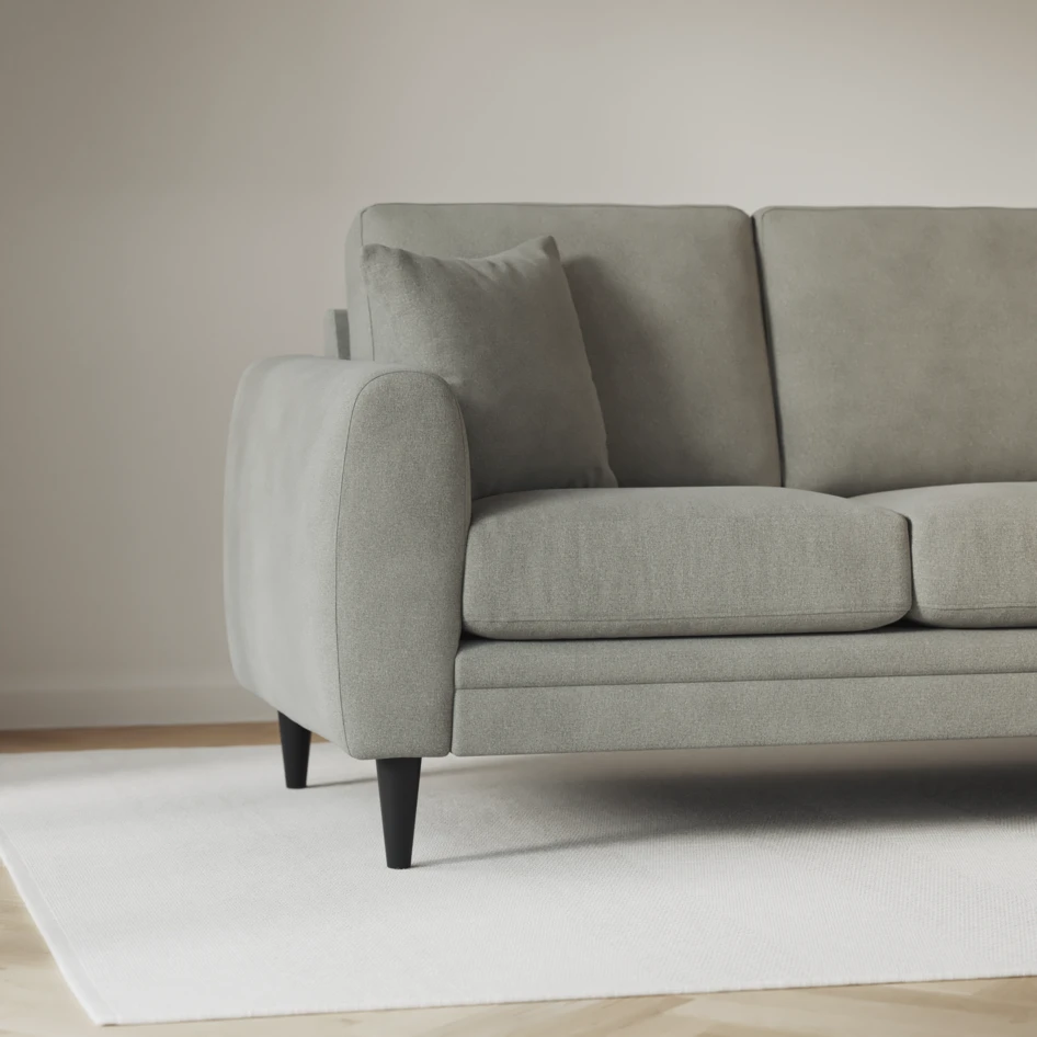 Eden - Hörnsoffa, 1+3-sits - Grå