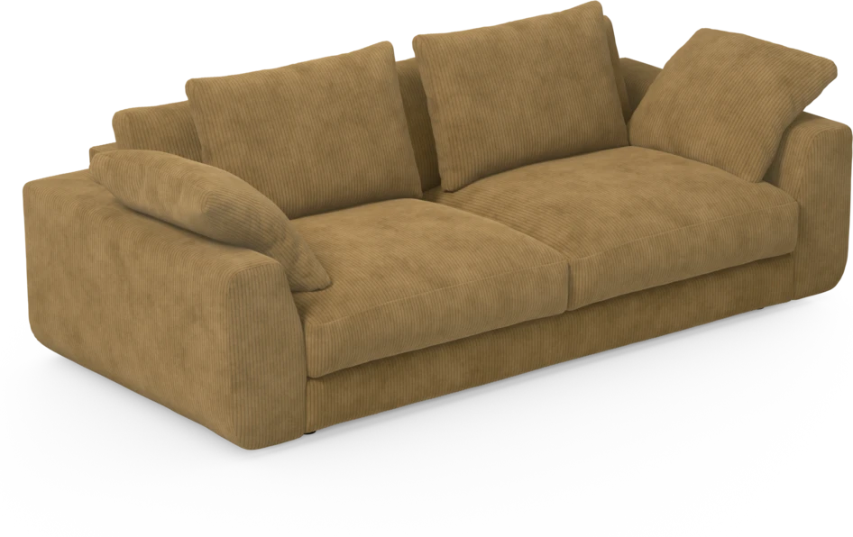 Amie - 3-sits soffa - Gul