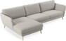 Madison Lux - 3-sits soffa med schäslong vänster - Grå