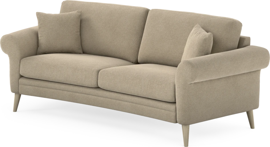 Eden - 2,5-sits soffa svängd - Beige