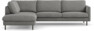 Madison Lux - 3-sits soffa med divan vänster - Grå