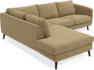 Madison - 2-sits soffa med divan vänster - Brun
