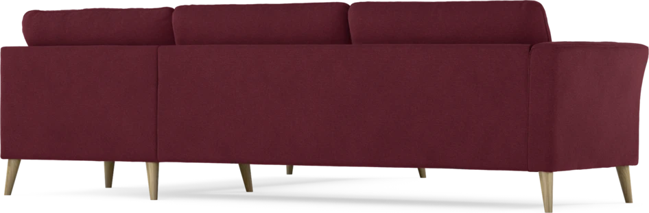 Bridge - Hörnsoffa, 3+2-sits - Röd