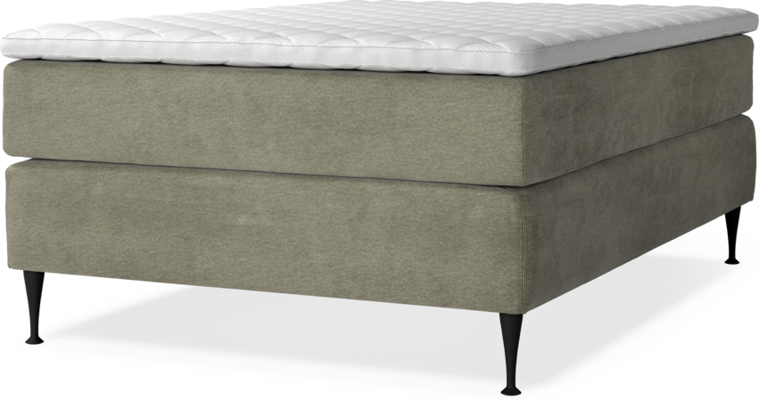 Delux Dream - Kontinentalsäng, enkelsäng med bäddmadrass - Beige