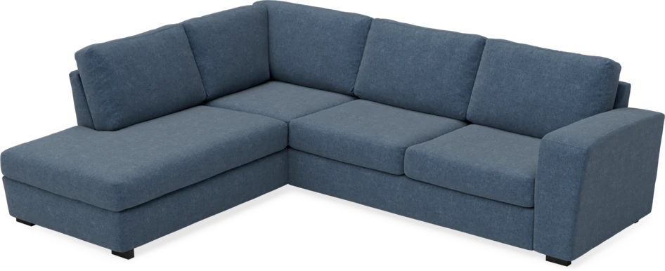 Friday - 2,5-sits soffa med divan vänster - Blå
