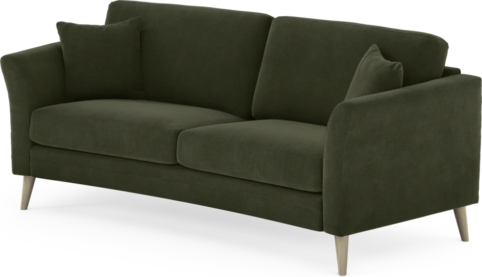 Eden - 2,5-sits soffa svängd - Grön