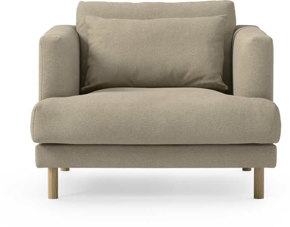 Harper - Fåtölj, 75 cm - Beige