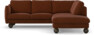 Madison Lux - 2-sits soffa med divan höger - Orange