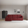 Friday - 3-sits soffa med schäslong vänster - Rosa