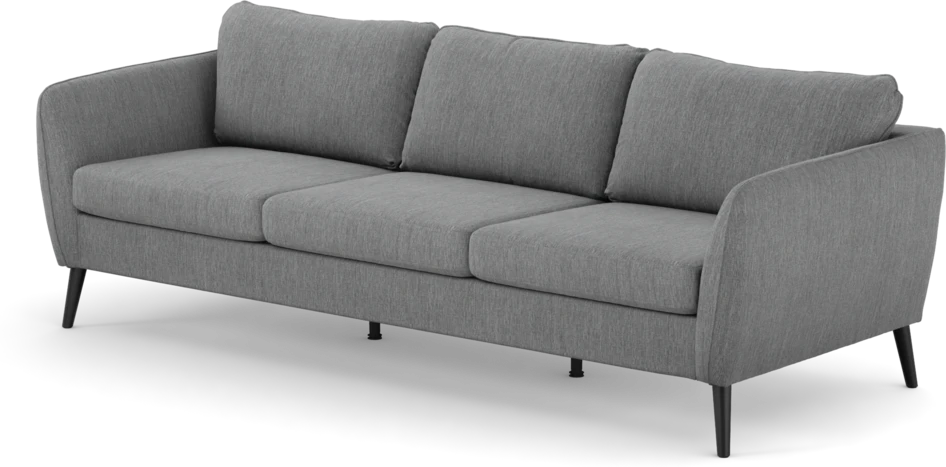 County - 3-sits soffa - Grå