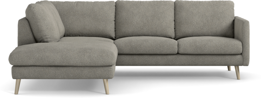 Madison Lux - 2-sits soffa med divan vänster - Vit