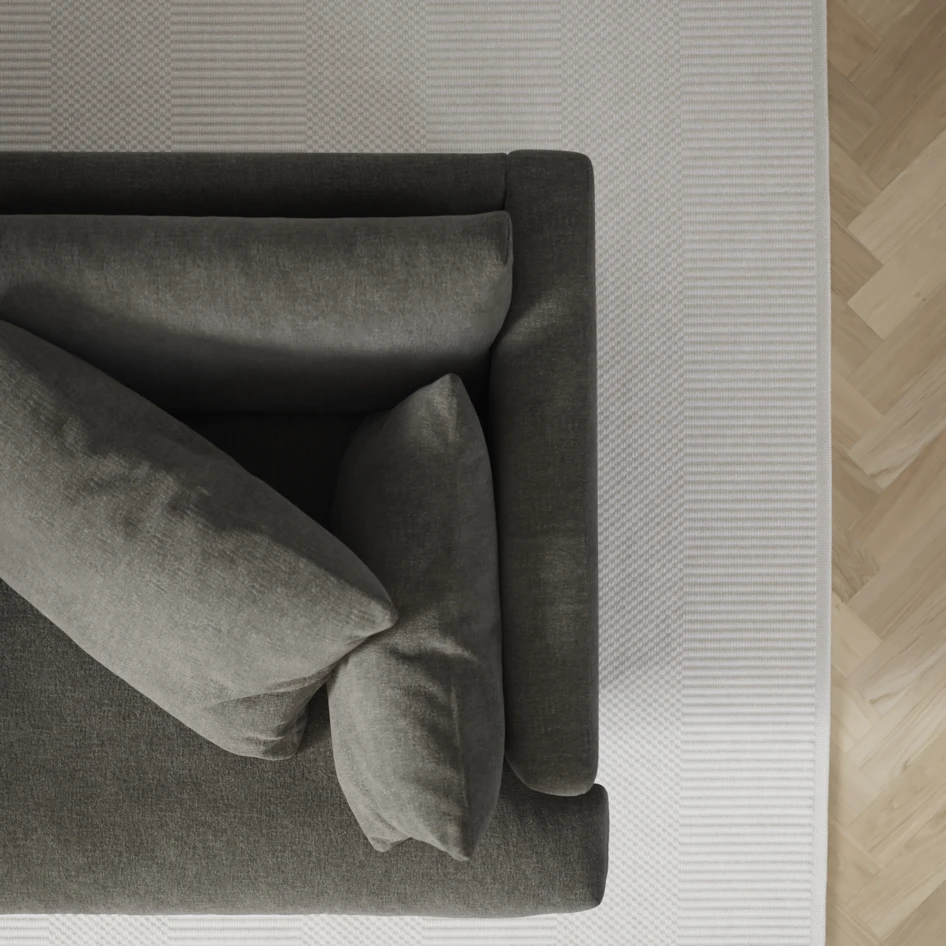 Harper - 4-sits med schäslong XL vänster - Grå