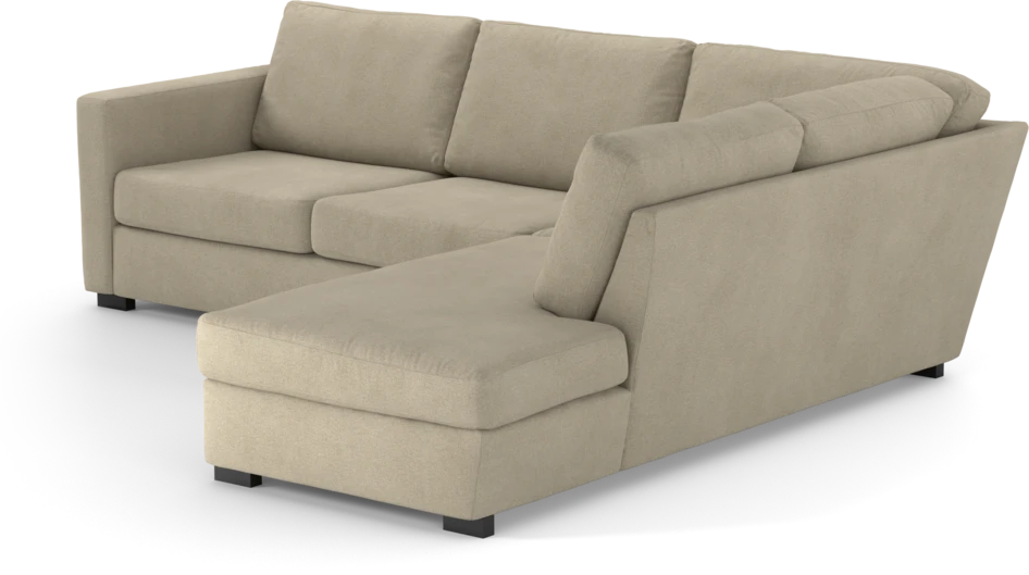 Friday - 2,5-sits soffa med divan höger - Beige