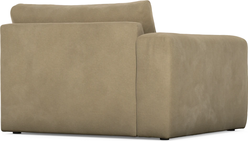 Free - 1,5-sits med armstöd vänster - Beige