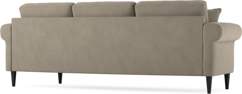 Eden - 3-sits soffa svängd - Beige