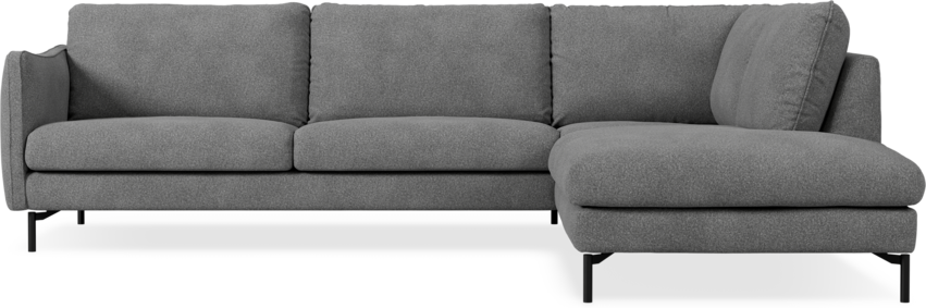 Madison Lux - 3-sits soffa med divan höger - Vit
