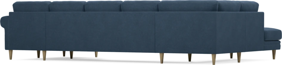 Eden - 3-sits soffa med divan vänster och schäslong höger - Blå