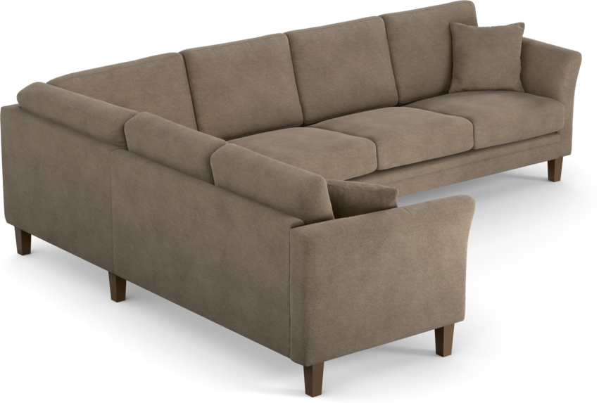 Eden - Hörnsoffa 2+3 - Brun