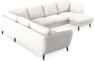 Madison Lux - Hörnsoffa med schäslong höger - Beige
