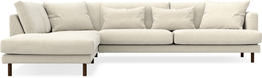 Harper - 3-sits soffa med divan vänster - Beige