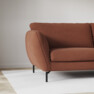 Madison Lux - 2-sits soffa med schäslong vänster - Röd