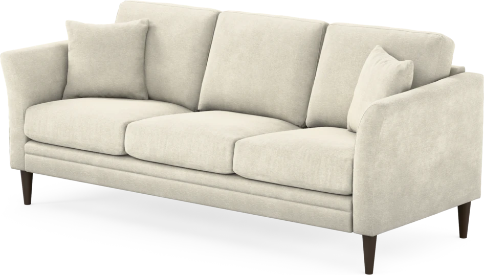 Eden - 3-sits soffa - Vit