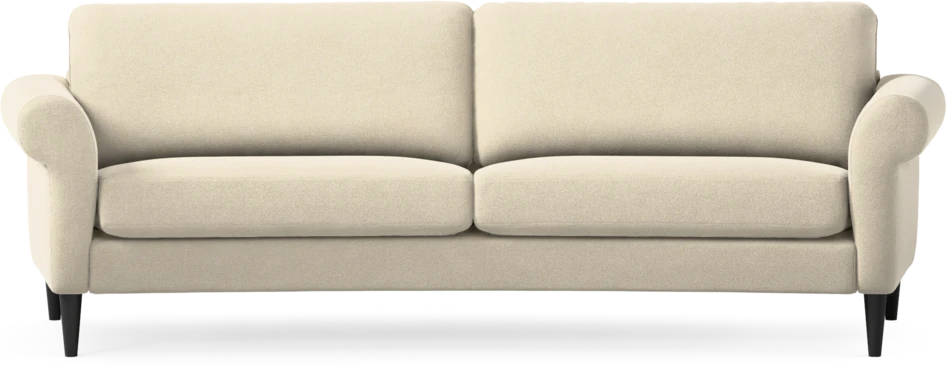 Bridge - 3-sits soffa svängd - Beige