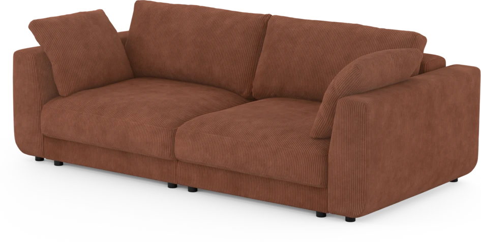 Amie - Bäddsoffa 3-sits - Orange