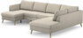County - 3-sits soffa med schäslong vänster och divan höger - Beige