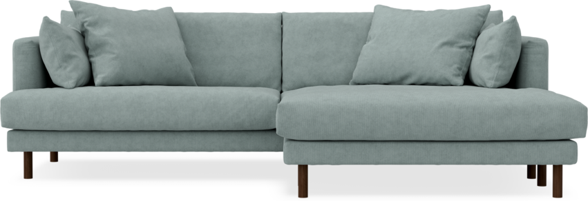 Harper - 4-sits med schäslong XL höger - Grön