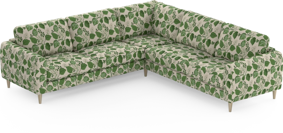 Bridge - Hörnsoffa, 2+2-sits - Grön