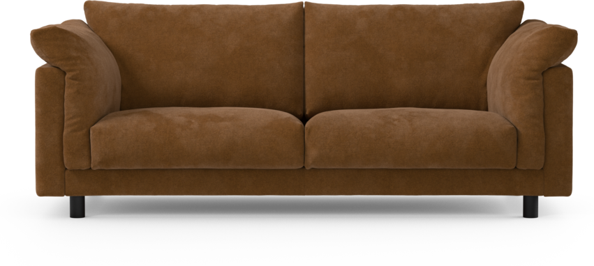 Cherrie - 2,5-sits soffa, fast klädsel - Orange