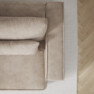 Ide - Bäddsoffa 3-sits med schäslong höger - Beige