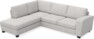 Friday - 2,5-sits soffa med divan vänster - Grå