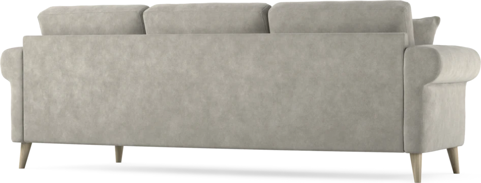 Eden - 3-sits soffa svängd - Grå