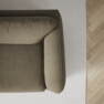 Madison - 2-sits soffa med divan höger - Brun